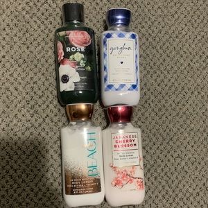 Bath & Body Works Bundle Lotions (4) NWT